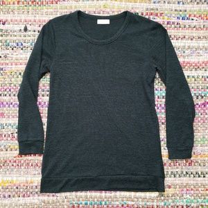 SOLD Dark Gray/Green Knit Top - Size S/M/L